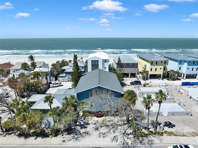 812 Gulf # 3, Indian Rocks Beach, FL 33785 - birds eye view of property with a residential view and a water view