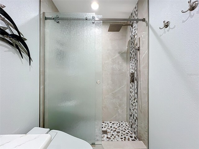 19029 US Highway 19 N Unit 27A, Clearwater, FL 33764 - full bathroom featuring a stall shower and toilet