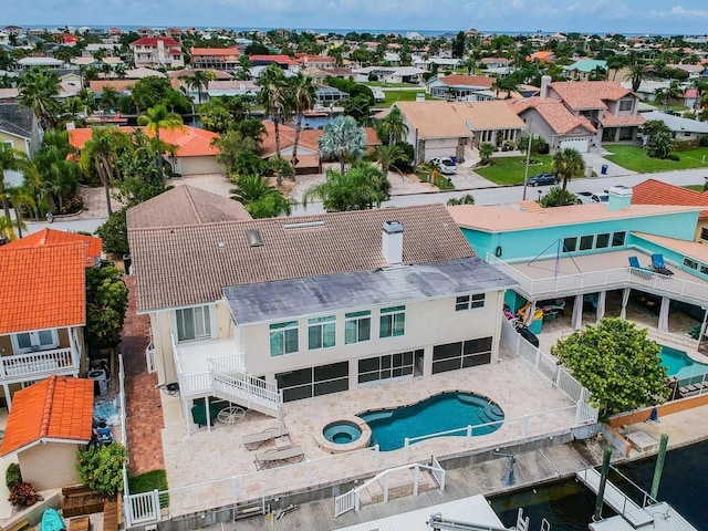 3545 Seaway Dr, New Port Richey, FL 34652 - birds eye view of property featuring a residential view