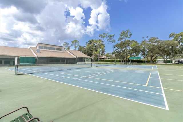 7472 Clearmeadow Dr, Spring Hill, FL 34606 - view of sport court with community basketball court and fence