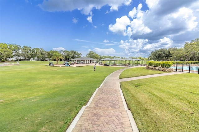 7472 Clearmeadow Dr, Spring Hill, FL 34606 - view of home's community featuring a lawn