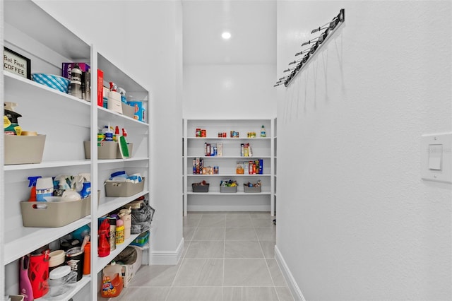 view of pantry