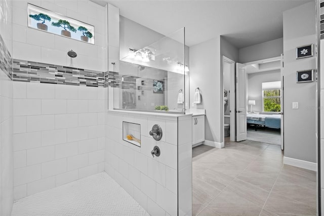3966 Tour Trce, Land O Lakes, FL 34638 - full bathroom with a walk in shower, baseboards, and toilet