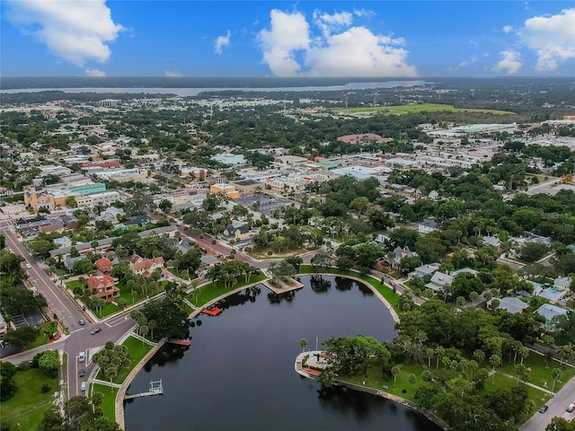 441 Village Dr, Tarpon Springs, FL 34689 - aerial overview of property's location with a nearby body of water