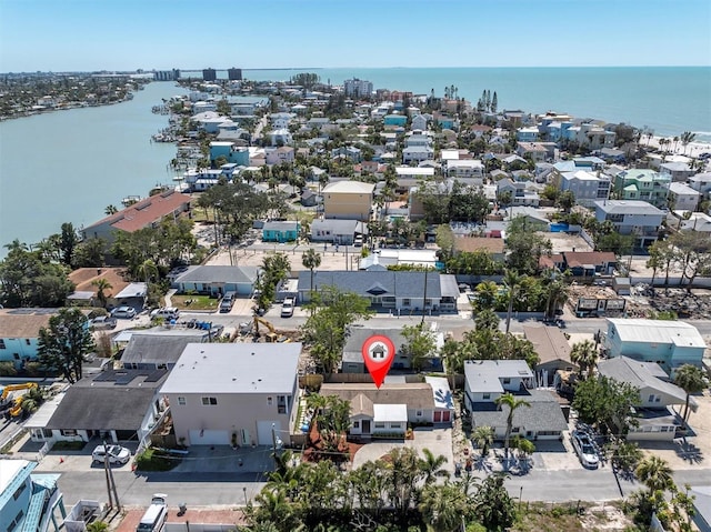129 94th Ave, Treasure Island, FL 33706 - bird's eye view featuring a water view