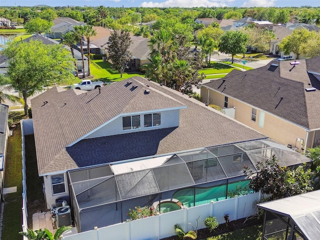 12304 Silton Peace Dr, Riverview, FL 33579 - birds eye view of property with a residential view