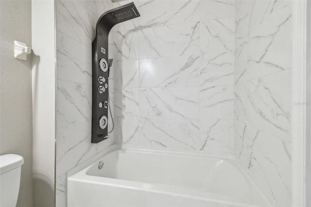 12304 Silton Peace Dr, Riverview, FL 33579 - bathroom with toilet and bathtub / shower combination