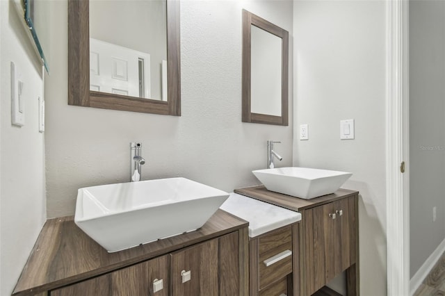 12304 Silton Peace Dr, Riverview, FL 33579 - full bathroom with double vanity and a sink