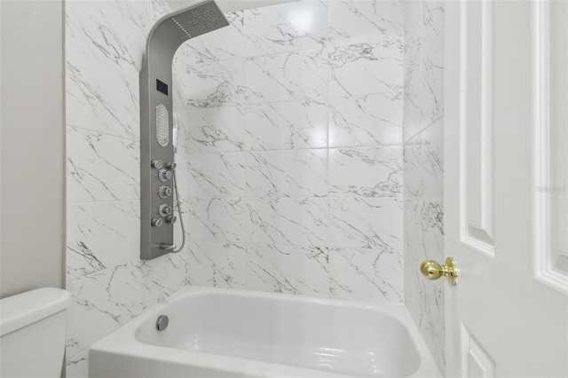 12304 Silton Peace Dr, Riverview, FL 33579 - full bathroom with bathing tub / shower combination and toilet