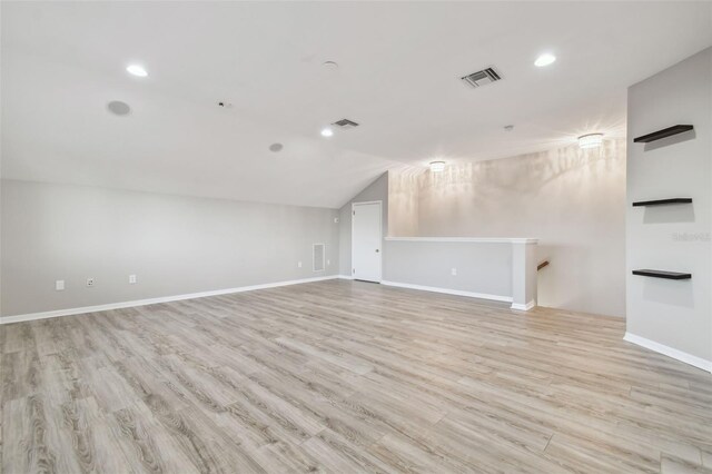 12304 Silton Peace Dr, Riverview, FL 33579 - spare room with visible vents, baseboards, and light wood-style flooring