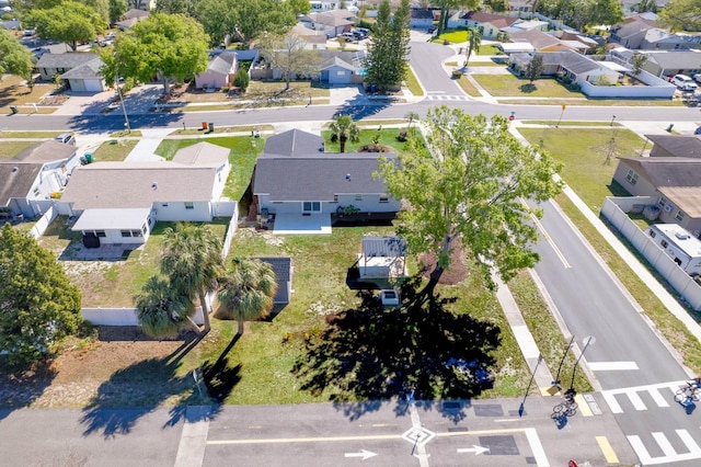 drone / aerial view featuring a residential view