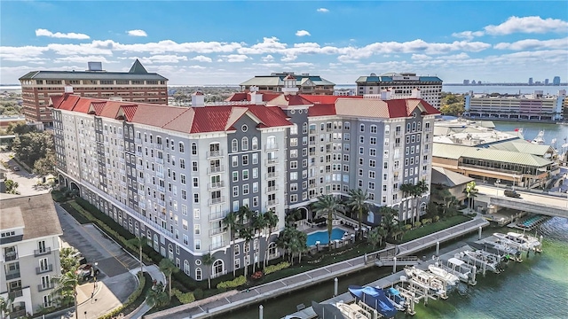 700 S Harbour Island Blvd Unit 240, Tampa, FL 33602 - bird's eye view featuring a city view and a water view