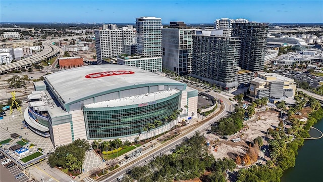 700 S Harbour Island Blvd Unit 240, Tampa, FL 33602 - drone / aerial view featuring a city view