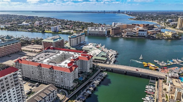 700 S Harbour Island Blvd Unit 240, Tampa, FL 33602 - aerial view featuring a city view and a water view