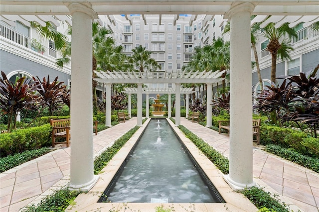 700 S Harbour Island Blvd Unit 240, Tampa, FL 33602 - view of home's community with a pergola