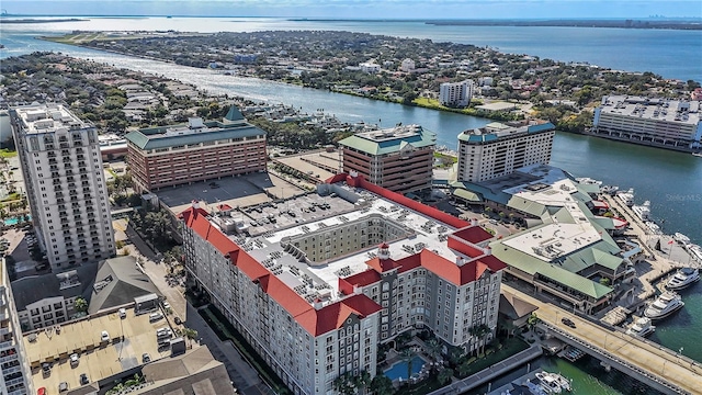 700 S Harbour Island Blvd Unit 240, Tampa, FL 33602 - birds eye view of property featuring a water view and a city view