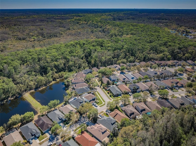 15925 Pond Rush Ct, Land O Lakes, FL 34638 - aerial overview of property's location with a forest and nearby suburban area