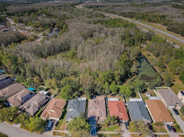 15925 Pond Rush Ct, Land O Lakes, FL 34638 - aerial view of property and surrounding area featuring nearby suburban area