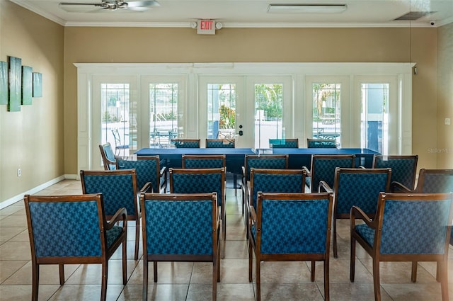 15925 Pond Rush Ct, Land O Lakes, FL 34638 - lobby featuring crown molding
