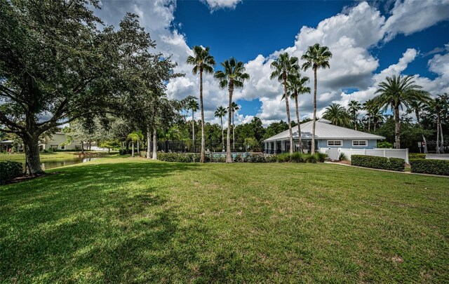 15925 Pond Rush Ct, Land O Lakes, FL 34638 - view of yard featuring a water view