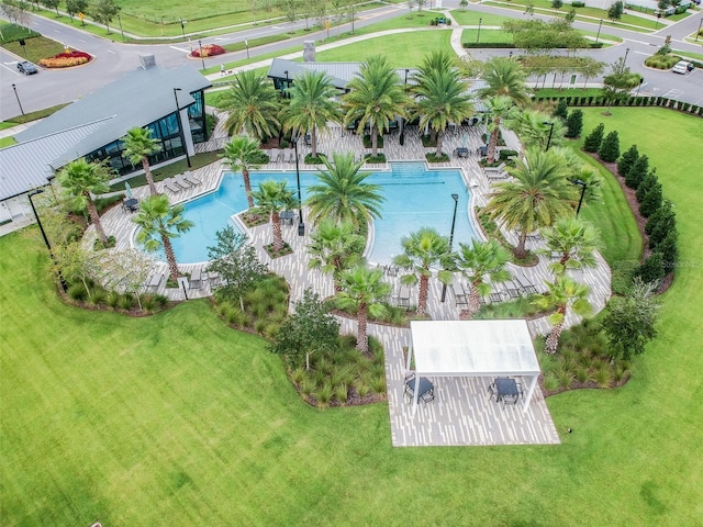 drone / aerial view