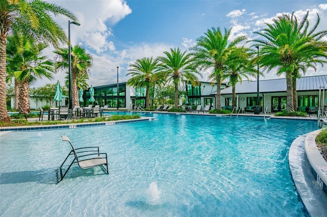 view of community pool