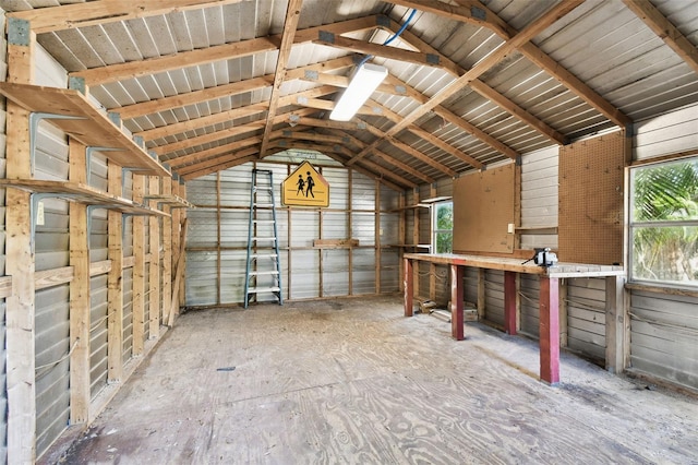3818 W San Miguel St, Tampa, FL 33629 - misc room with lofted ceiling