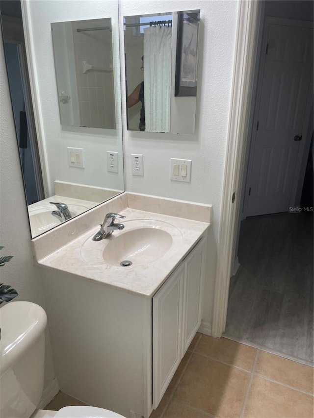 2327 Shirecrest Cove Way, Lutz, FL 33558 - bathroom featuring vanity and tile patterned floors