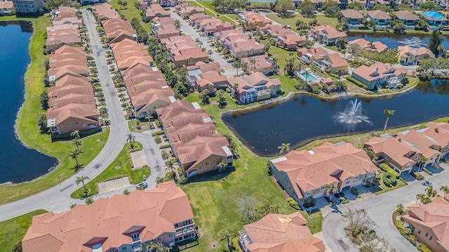 16 Franklin Ct S Unit A, Saint Petersburg, FL 33711 - drone / aerial view with a water view and a residential view