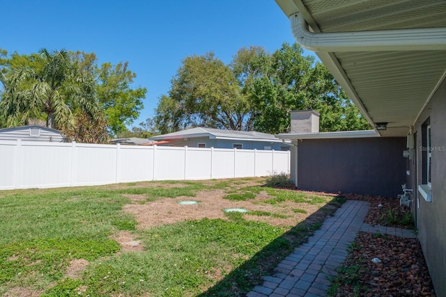 1828 Stancel Dr, Clearwater, FL 33764 - view of yard featuring fence