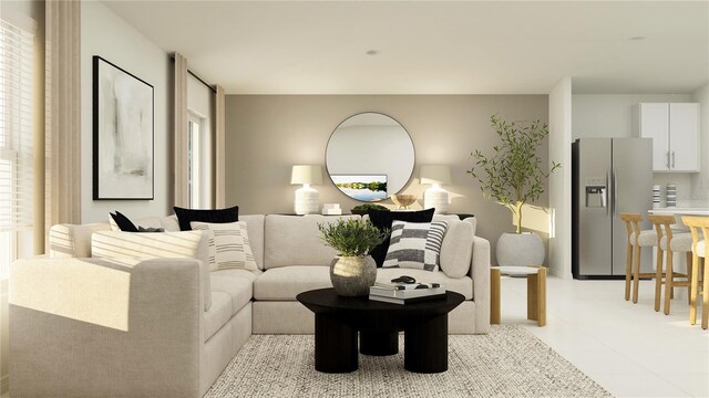 view of living area