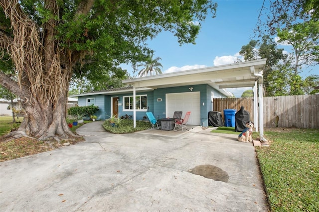 1901 66th Ave N, Saint Petersburg, FL 33702 - ranch-style home with an attached garage and concrete driveway