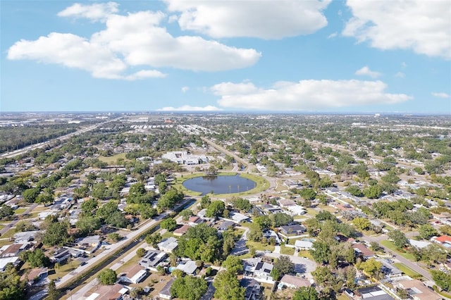 1901 66th Ave N, Saint Petersburg, FL 33702 - aerial view of property and surrounding area with a large body of water and nearby suburban area