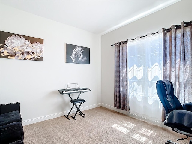 5235 SE 91st St, Ocala, FL 34480 - living area with baseboards and carpet