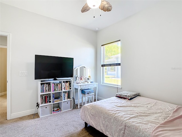 5235 SE 91st St, Ocala, FL 34480 - carpeted bedroom with ceiling fan and baseboards