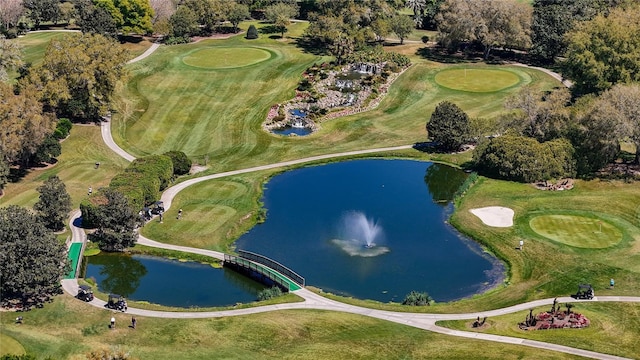5235 SE 91st St, Ocala, FL 34480 - bird's eye view featuring golf course view and a water view