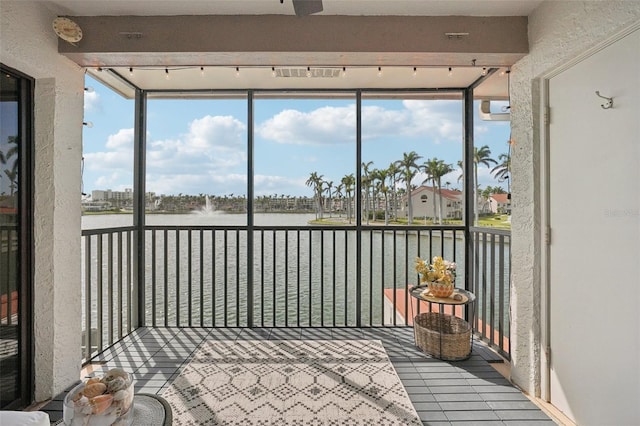 6277 Bahia Del Mar Blvd Unit 210, Saint Petersburg, FL 33715 - sunroom with a water view