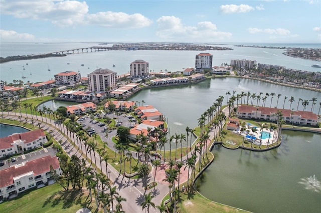 6277 Bahia Del Mar Blvd Unit 210, Saint Petersburg, FL 33715 - aerial view of property's location featuring a nearby body of water and apartment complex / building