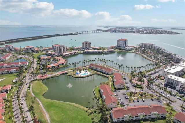 6277 Bahia Del Mar Blvd Unit 210, Saint Petersburg, FL 33715 - aerial overview of property's location featuring a large body of water and apartment complex