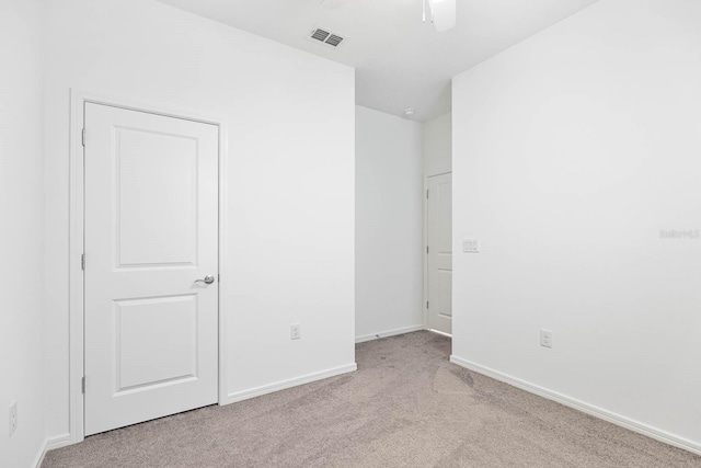 14180 Samoa Hill Ct, Riverview, FL 33569 - unfurnished bedroom with carpet flooring, baseboards, and ceiling fan