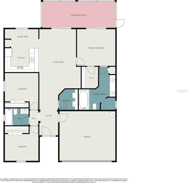 405 Laguna Mill Dr, Ruskin, FL 33570 - view of property floor plan