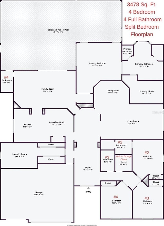 17503 Edinburgh Dr, Tampa, FL 33647 - plan