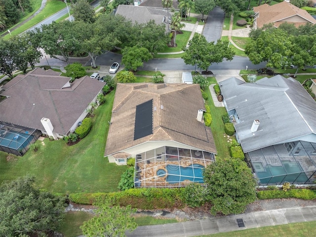17503 Edinburgh Dr, Tampa, FL 33647 - drone / aerial view with a residential view