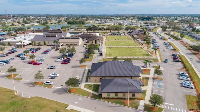 2007 E View Dr, Sun City Center, FL 33573 - aerial view featuring a water view