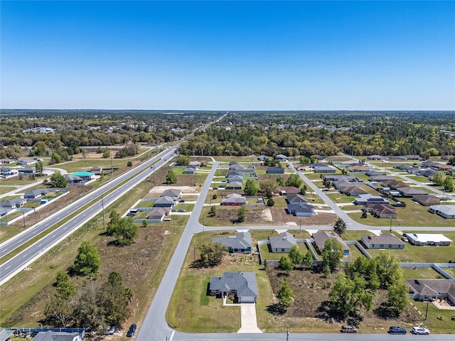 birds eye view of property featuring a residential view