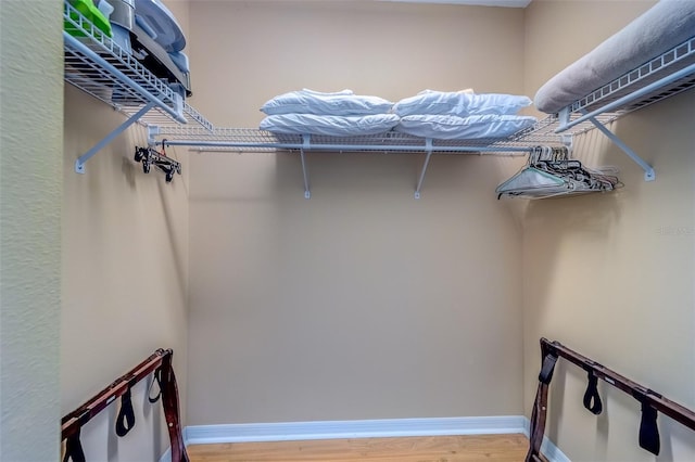 19829 Gulf Blvd Unit 601, Indian Shores, FL 33785 - spacious closet featuring light wood finished floors