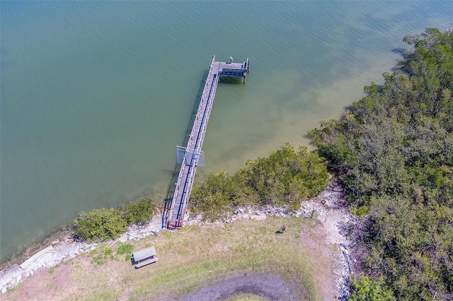 19829 Gulf Blvd Unit 601, Indian Shores, FL 33785 - bird's eye view with a water view