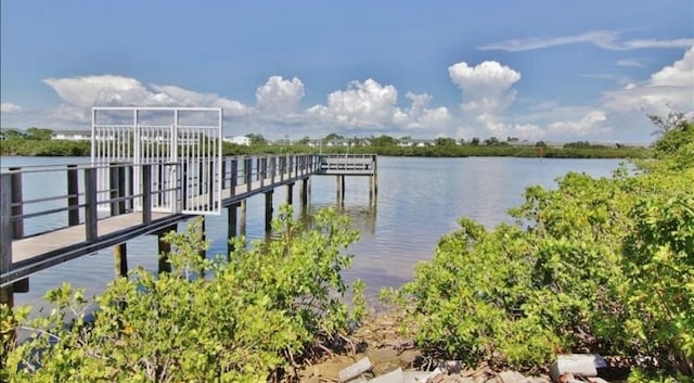 19829 Gulf Blvd Unit 601, Indian Shores, FL 33785 - view of dock featuring a water view
