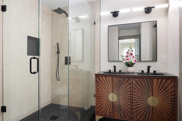 1320 Coral Way S, Saint Petersburg, FL 33705 - full bath featuring double vanity and a stall shower