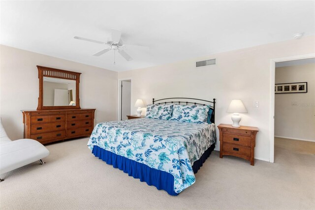 2700 Bayshore Blvd Unit 512, Dunedin, FL 34698 - carpeted bedroom featuring a ceiling fan and baseboards